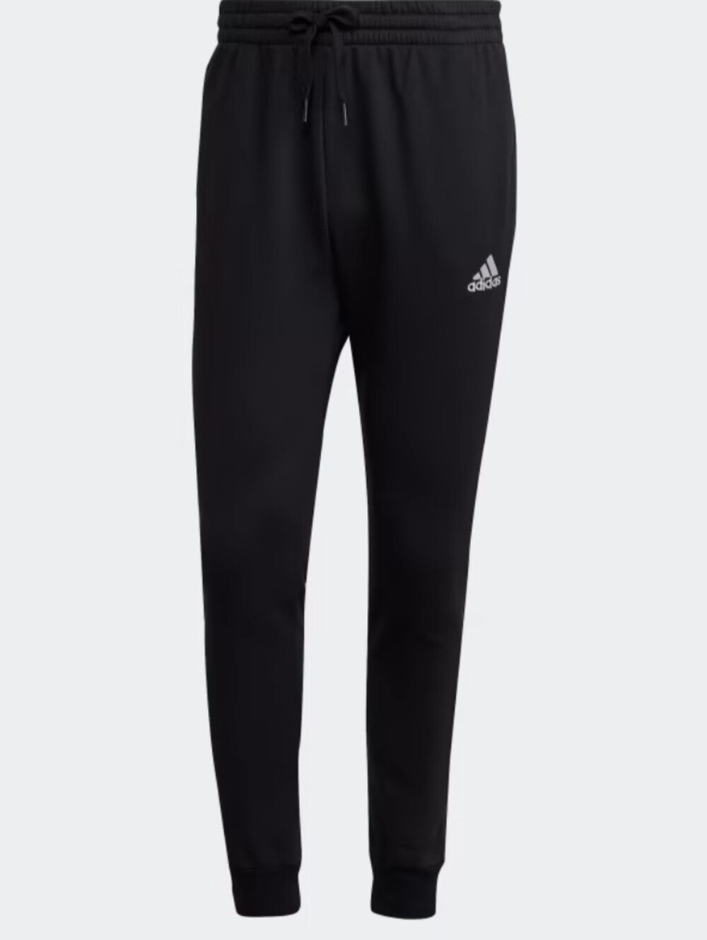 adidas Black Jogger Pants with White Side Stripe